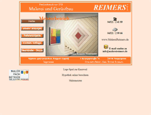 Tablet Screenshot of malereireimers.de